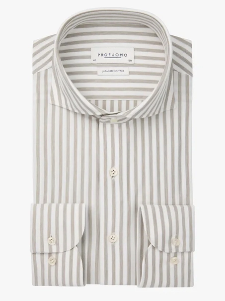 Profuomo SHIRT X-CUTAWAY SF BEIGE