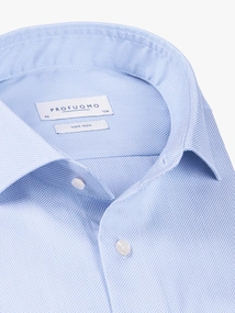 Profuomo SHIRT X-CUTAWAY SF BLUE