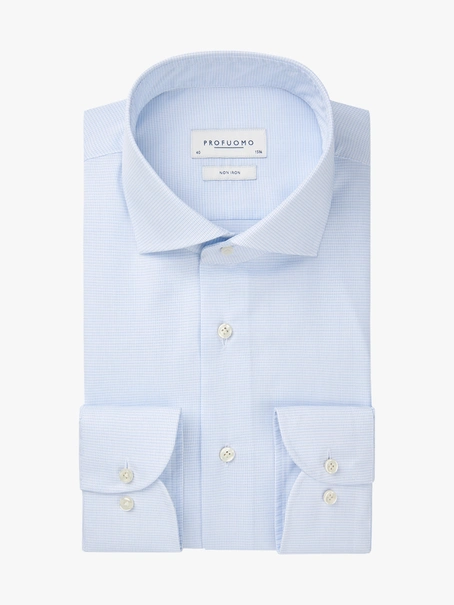 Profuomo SHIRT X-CUTAWAY SF BLUE