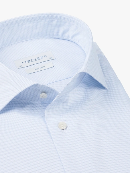Profuomo SHIRT X-CUTAWAY SF BLUE