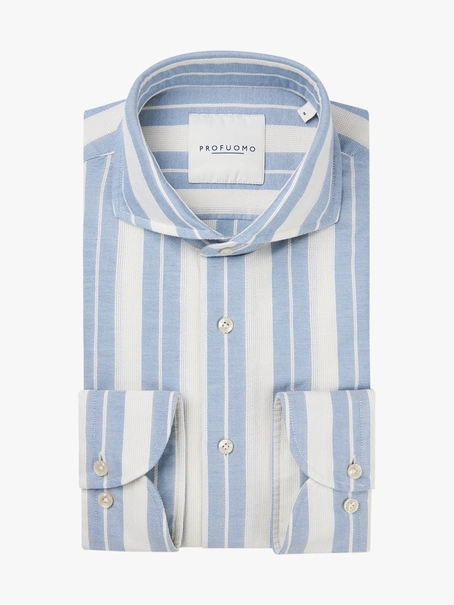Profuomo SHIRT X-CUTAWAY SF BLUE