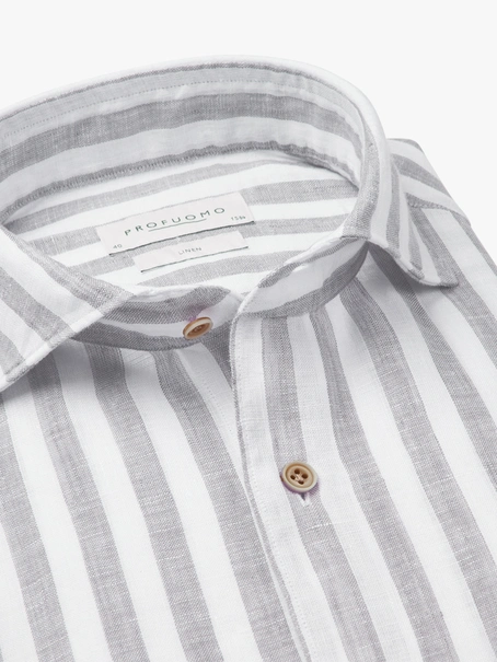 Profuomo SHIRT X-CUTAWAY SF D.GREEN