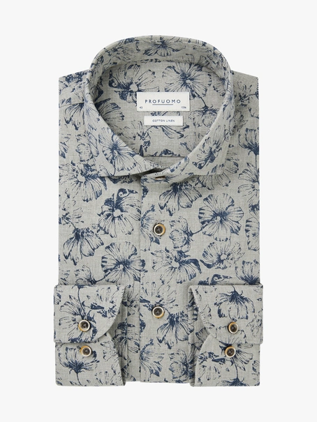 Profuomo SHIRT X-CUTAWAY SF GREEN