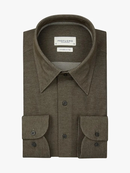 Profuomo SHIRT X-CUTAWAY SF GREEN