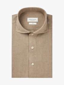 Profuomo SHIRT X-CUTAWAY SF L.BEIGE