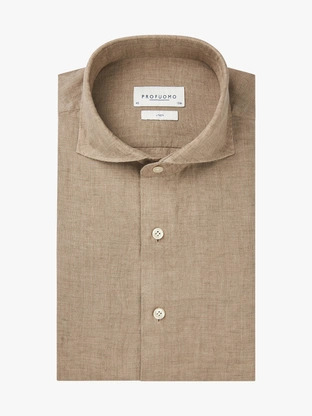Profuomo SHIRT X-CUTAWAY SF L.BEIGE