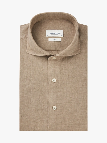 Profuomo SHIRT X-CUTAWAY SF L.BEIGE