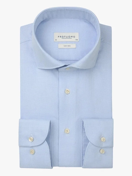 Profuomo SHIRT X-CUTAWAY SF L. BLUE