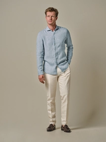 Profuomo SHIRT X-CUTAWAY SF M.BLUE