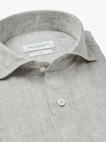 Profuomo SHIRT X-CUTAWAY SF M.GREEN