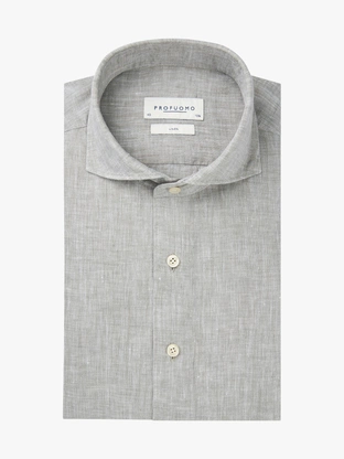 Profuomo SHIRT X-CUTAWAY SF M.GREEN