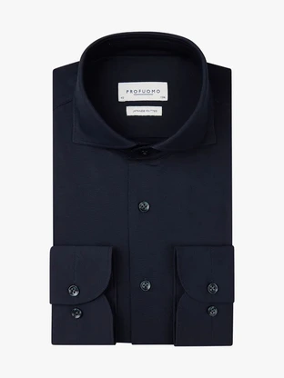 Profuomo SHIRT X-CUTAWAY SF NAVY