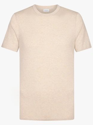 Profuomo T-SHIRT CREW NECK SS BEIGE