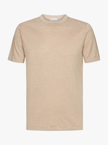 Profuomo T-SHIRT CREW NECK SS BEIGE