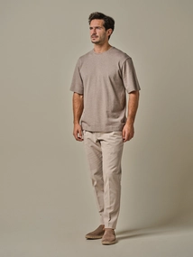 Profuomo T-SHIRT CREW NECK SS BROWN