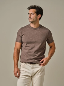 Profuomo T-SHIRT CREW NECK SS D BROWN