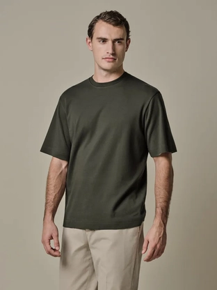 Profuomo T-SHIRT CREW NECK SS GREEN