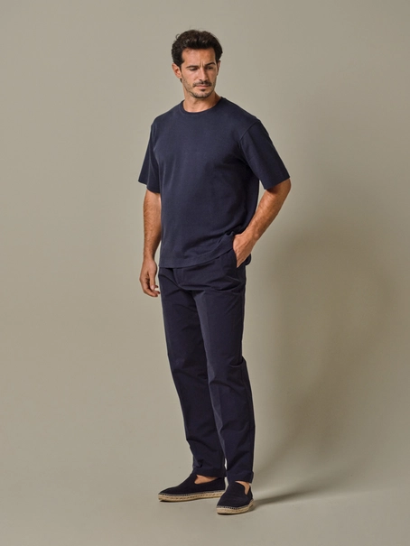 Profuomo T-SHIRT CREW NECK SS NAVY