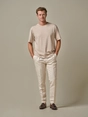 Profuomo T-SHIRT CREW NECK SS SAND