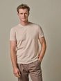 Profuomo T-SHIRT CREW NECK SS SAND