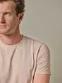 Profuomo T-SHIRT CREW NECK SS SAND