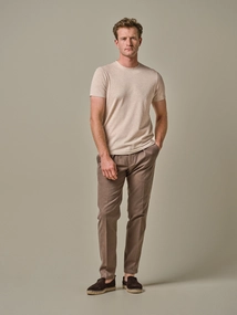 Profuomo T-SHIRT CREW NECK SS SAND