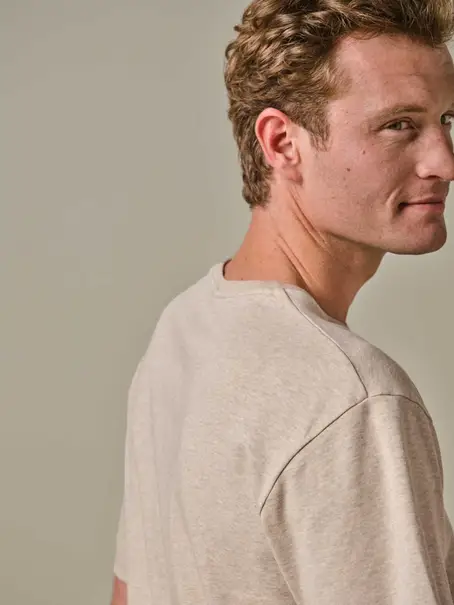 Profuomo T-SHIRT CREW NECK SS SAND