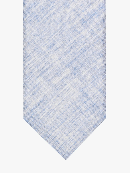 Profuomo TIE SILK PRINT LIGHT BLUE