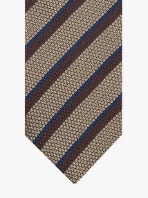 Profuomo TIE SILK WOVEN BEIGE