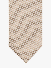 Profuomo TIE SILK WOVEN BEIGE