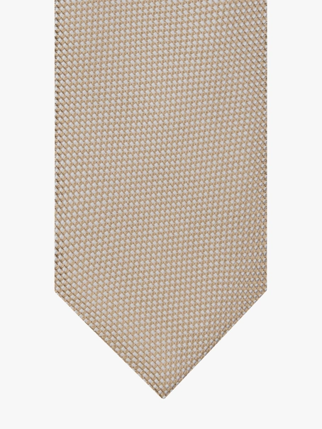 Profuomo TIE SILK WOVEN BEIGE