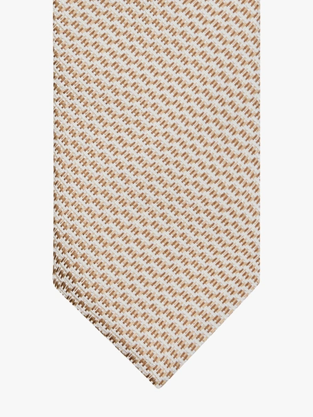 Profuomo TIE SILK WOVEN BEIGE