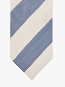 Profuomo TIE SILK WOVEN BLUE