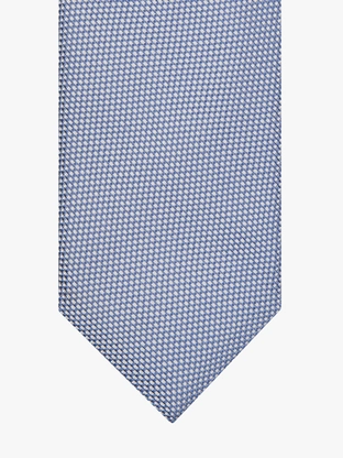 Profuomo TIE SILK WOVEN BLUE