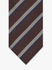 Profuomo TIE SILK WOVEN BROWN