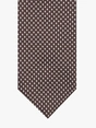 Profuomo TIE SILK WOVEN BROWN