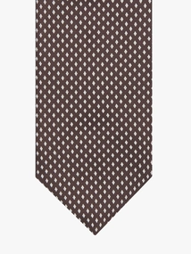 Profuomo TIE SILK WOVEN BROWN