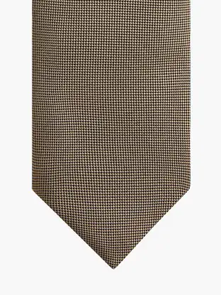 Profuomo TIE SILK WOVEN CAMEL