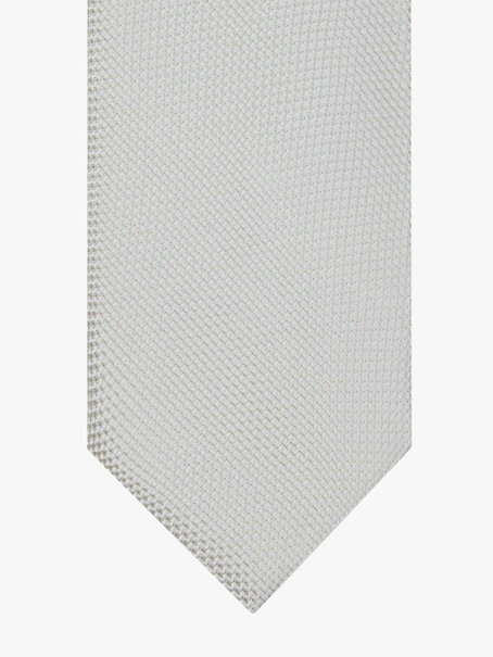 Profuomo TIE SILK WOVEN OFF WHITE