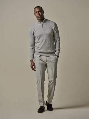 Profuomo TROUSER CO FLAN RLX L.GREY