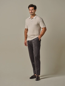 Profuomo TROUSER FLANEL RLX DARK BROWN