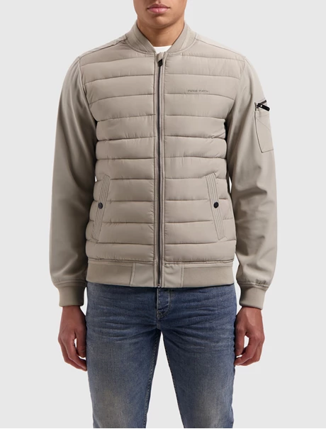 Pure Path Padded jacket with front and sleeve pockets