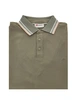 R-1854 Brick Polo Plain Contrast Collar