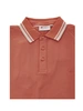 R-1854 Brick Polo Plain Contrast Collar