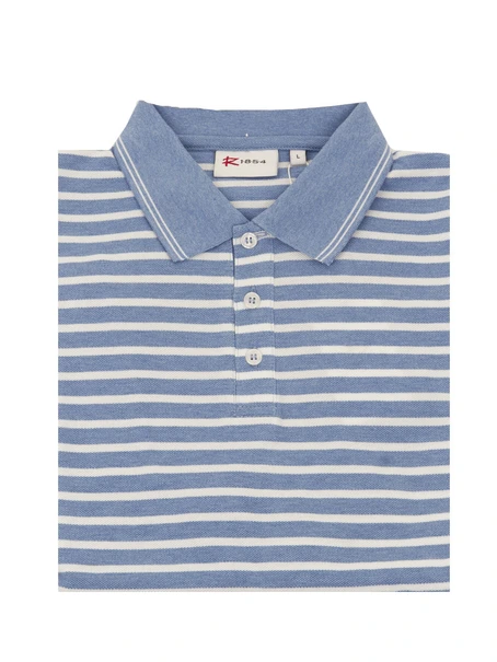 R-1854 Liam Stripe Polo Pique