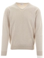 R-1854 Vince V-neck Pullover Flat Knit