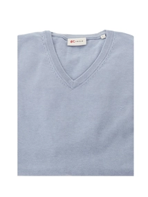 R-1854 Vince V-neck Pullover Flat Knit