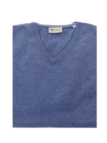 R-1854 Vince V-neck Pullover Flat Knit