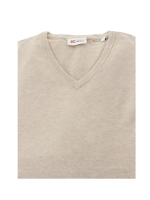 R-1854 Vince V-neck Pullover Flat Knit