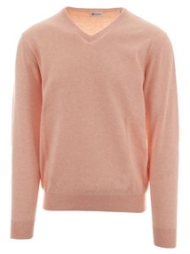 R-1854 Vince V-neck Pullover Flat Knit